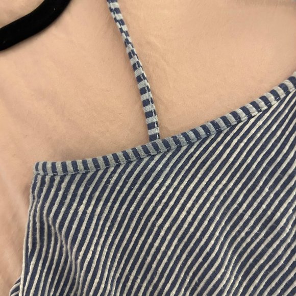 Caution to the Wind Women's Nautical Striped Jumpsuit size Large - Picture 13 of 13